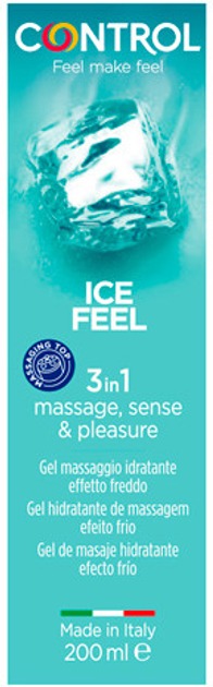 Smary Control Moisturising Massage Gel Ice Feel 200 ml (8058664130245) - obraz 1