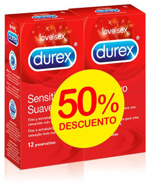 Prezerwatywy Durex Sensitivo Suave Preservativos 12 szt. (8410104901448) - obraz 1