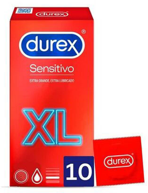 Prezerwatywy Durex Sensitive XL 10 szt. (8428076002513) - obraz 1