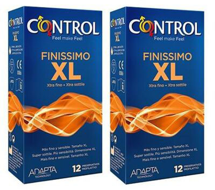 Prezerwatywy Control Condoms Finissimo XL Pack 12+12 szt. (8411134141330) - obraz 1