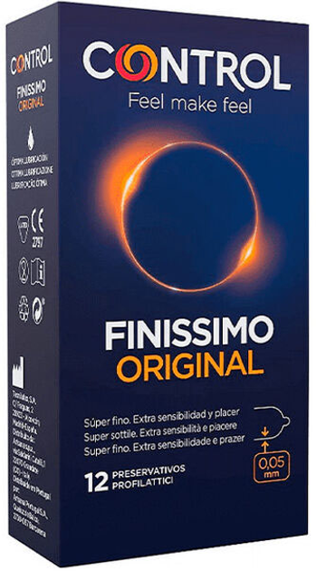 Презервативи Control Finissimo Original 12 шт. (8411134140234) - зображення 1