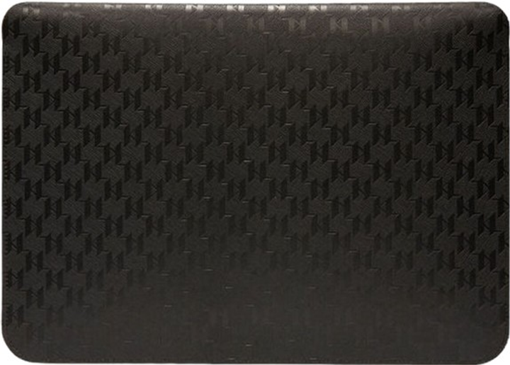 Pokrowiec na laptopa Karl Lagerfeld Saffiano Monogram Ikonik KLCS14SAKHPKK 14" Czarny (3666339170523) - obraz 3