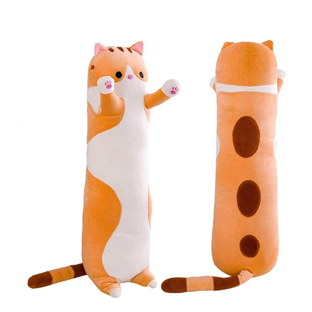 Мягкая игрушка-обнимашка Кот батон 45 см рыжий MIC (M077) (227408 ...