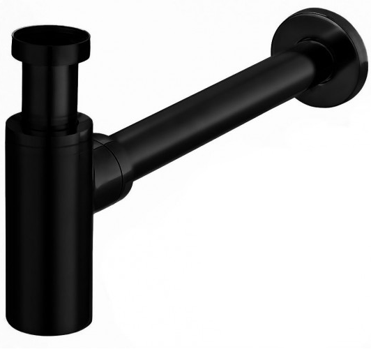 Сифон чорний SIA Black арт. S-02 - Фото 5 Сифон чорний SIA Black арт. S-02 - изображение 5