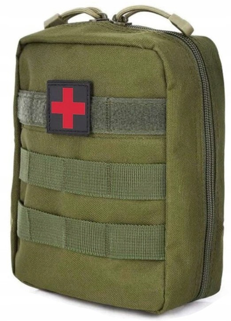 Тактична аптечка армійська сумка для медикаментів Edibazzar 305029621145 хакі - зображення 2