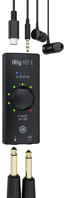 Компактний аудіоінтерфейс IK Multimedia iRIG HD X – фото, відгуки