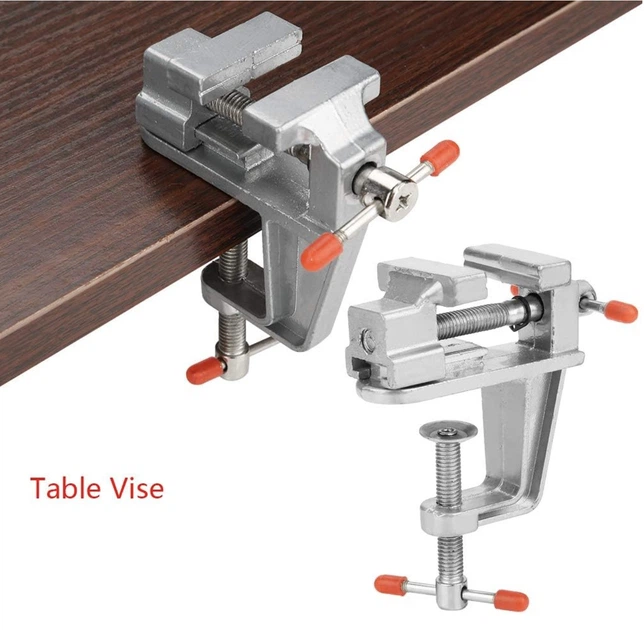 Тиски мини слесарные 30 мм из алюминиевого сплава, прочный