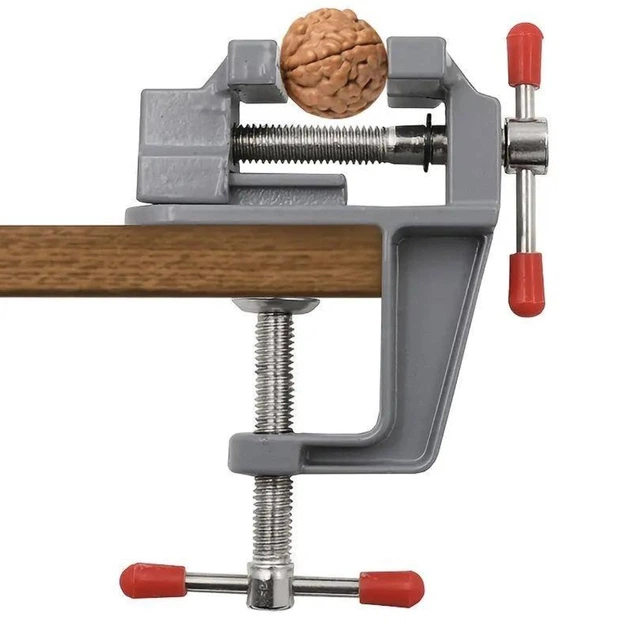 Тиски мини слесарные 30 мм из алюминиевого сплава, прочный