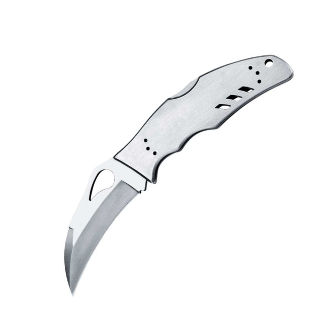 Нож складной Spyderco Byrd Crossbill Silver тип замка Back Lock BY07P - изображение 1