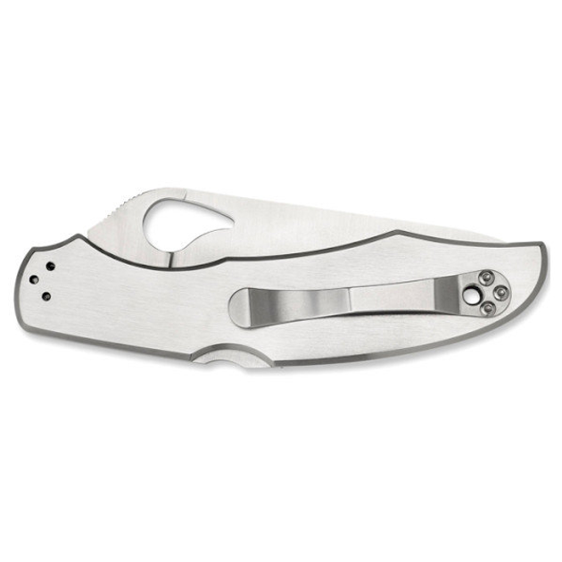 Нож складной Spyderco Byrd Cara Cara 2 Steel Handle тип замка Back Lock BY03P2 - изображение 2