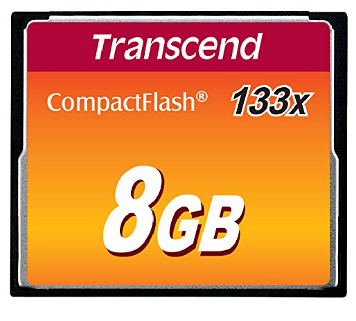 Карта памяти Compact Flash Transcend 133x 8ГБ (TS8GCF133) - изображение 2