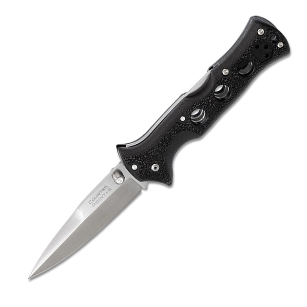 Ніж складальний Cold Steel Counter Point II Black тип замка Tri-Ad Lock CS-10AC - зображення 1