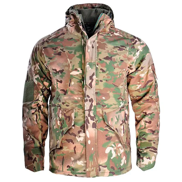 Тактична чоловіча куртка Han-Wild G8P G8YJSCFY Camouflage 2XL на флісі вологостійка - зображення 1