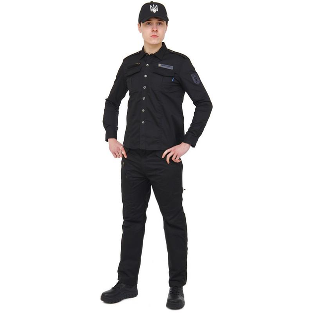 Костюм тактический (рубашка и брюки) Military Rangers ZK-SU1129 Цвет: Черный размер: XL - изображение 1