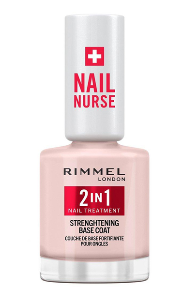 Baza do paznokci i wzmacniacz Rimmel Nail Care 2 in 1 12 ml (3616304789809) - obraz 1