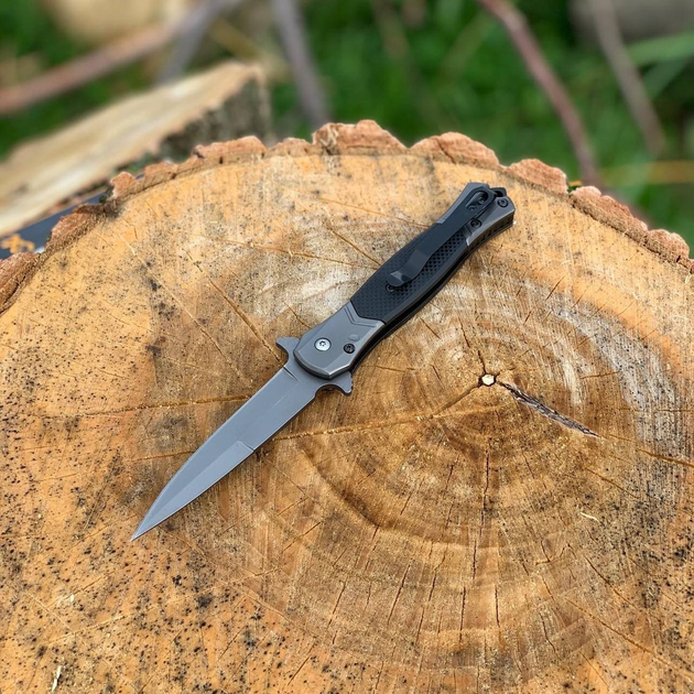 Складной нож Browning 341 черный 21 см - изображение 2