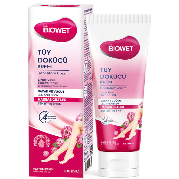 Крем для депиляции для чувствительной кожи Biowet 100 мл от продавца ...