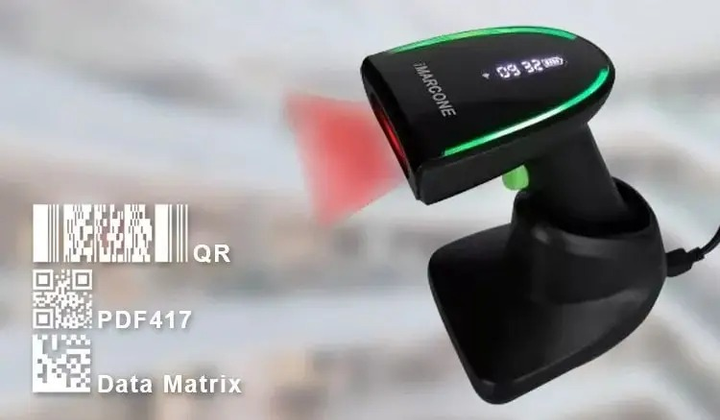 2D/1D бездротовий сканер штрих-коду USB, BlueTooth MC-S8GBD-PRO з базою для зарядки (MC-S8GBD-PRO) - зображення 13