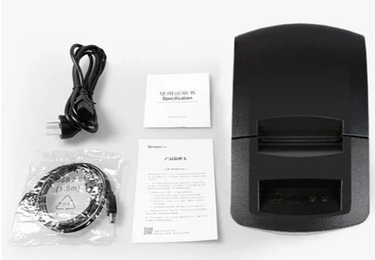 Универсальный термопринтер этикеток и чеков 60 мм Gprinter GP-2120TU. Принтер для печати штрихкодов, ценников (GP-2120TU) - изображение 6