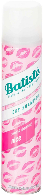 Suchy szampon Batiste Dry Shampoo Sweet&Charming Nice 200 ml (5010724530443) - obraz 1