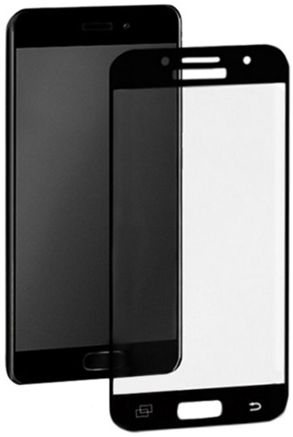 Szkło hartowane Qoltec Premium do Samsung Galaxy A3 2017 Czarny (5901878514406) - obraz 1