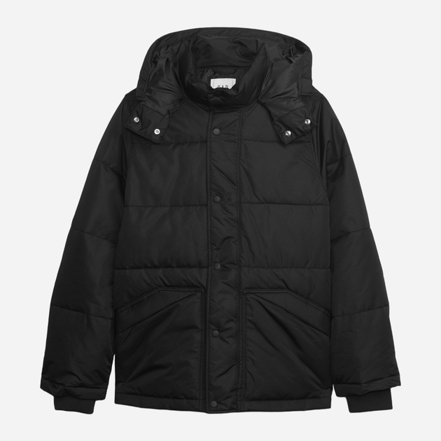 Kurtka zimowa męska elegancka GAP 726357-00 L Czarna (1200115283902) - obraz 4