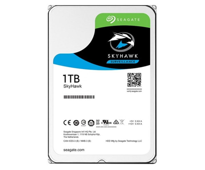 Жесткий диск 1 Терабайт Seagate SkyHawk Surveillance ST1000VX005 ...