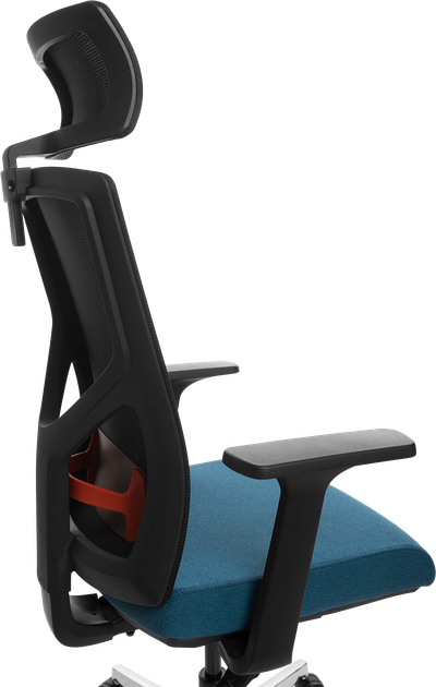 Офісне крісло GT Racer B-8005A Black/Blue - Фото 6 Офісне крісло GT Racer B-8005A Black/Blue - зображення 6