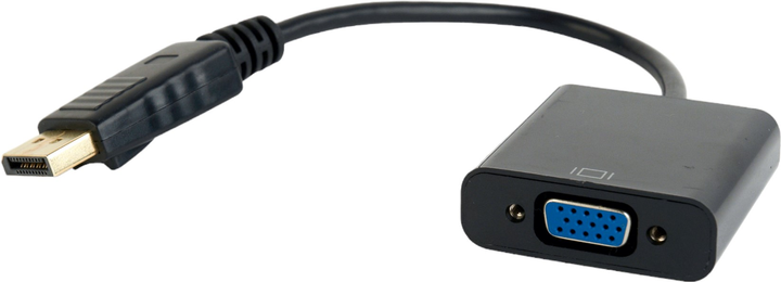 Kabel Cablexpert DisplayPort-VGA 0.15 m Czarny (8716309100052) - obraz 1