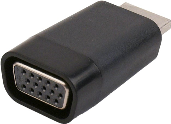 Kabel Cablexpert HDMI-VGA 0.03 m Czarny (8716309099721) - obraz 1