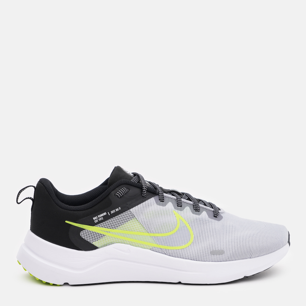 Акція на Чоловічі кросівки для бігу Nike Downshifter 12 DD9293-011 41 (8US) 26 см Світло-сірі від Rozetka