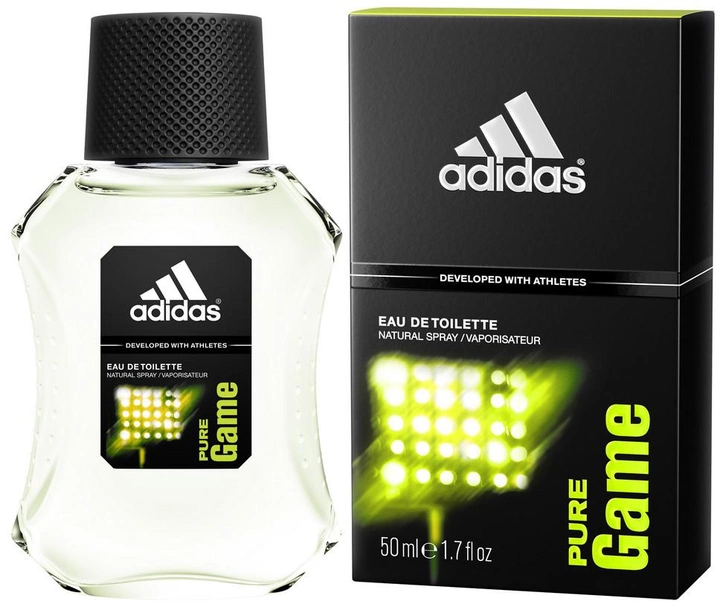 Туалетна вода для чоловіків Adidas Pure Game Sport Sensations 50 мл (3607345215150) - зображення 1