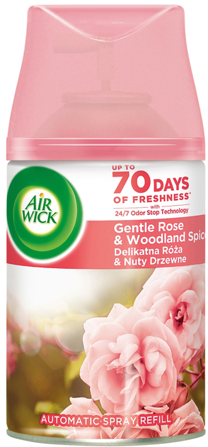 Odświeżacz powietrza Air Wick Freshmatic Delikatna Róża and Nuty Drzewne 250 ml (5908252002146) - obraz 1