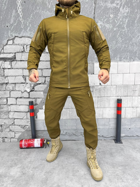 Тактический костюм SoftShell софтшел coyot M - изображение 1