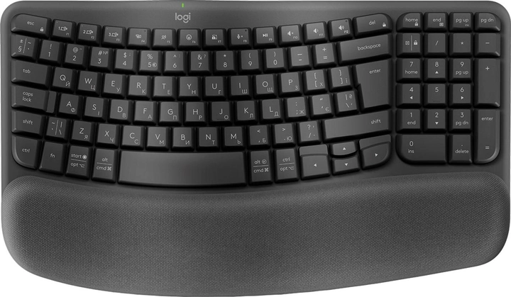 Клавиатура беспроводная Logitech Wave Keys Bluetooth/Wireless Black (920-012304) - изображение 1