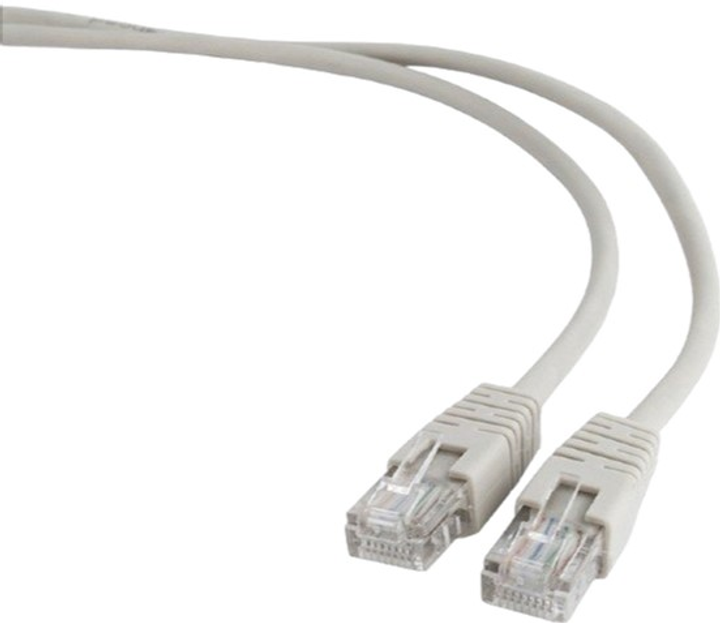 Patch cord Cablexpert PP12 cat 5 e RJ-45-RJ-45 2 m Szary (8716309009607) - obraz 1