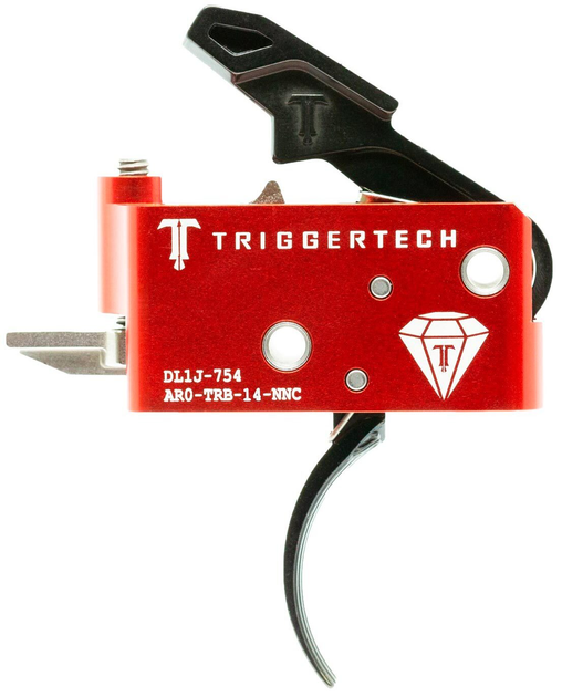 УСМ TriggerTech Diamond Curved для AR15. Регульований двоступінчастий - зображення 1