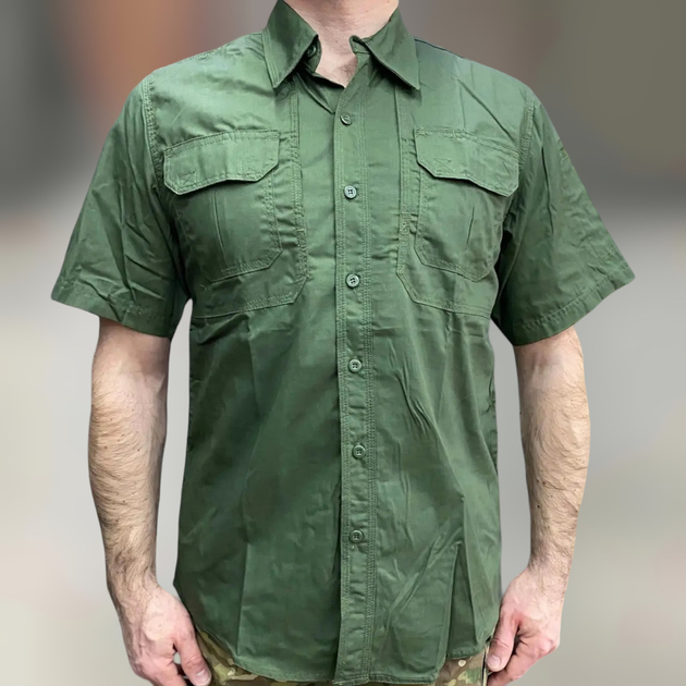 Армійська сорочка з коротким рукавом Yakeda Олива XL - зображення 1