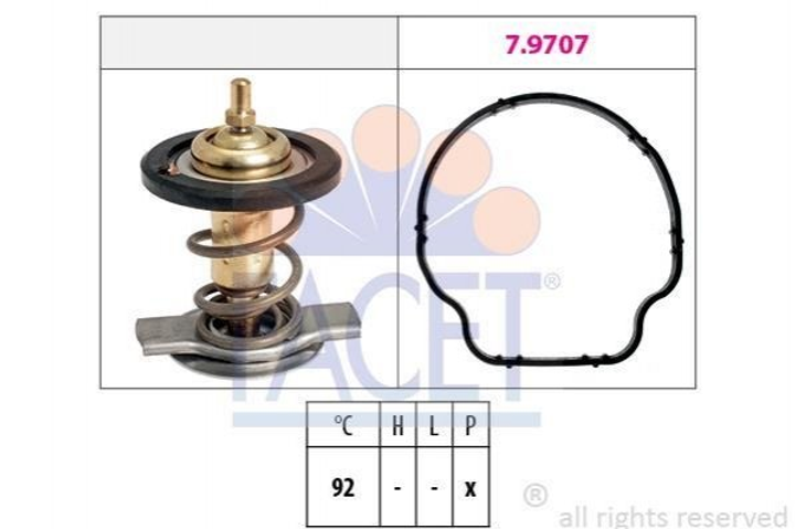 Термостат FACET 78929 Mercedes CLS-Class, E-Class, M-Class, GL-Class, GLE-Class, S-Class, GLC-Class, Vito, G-Class A6422002315, A6422001915 - изображение 1