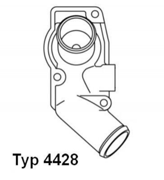 Термостат WAHLER 442892D Opel Astra, Zafira 24414452, 6338004 - изображение 1