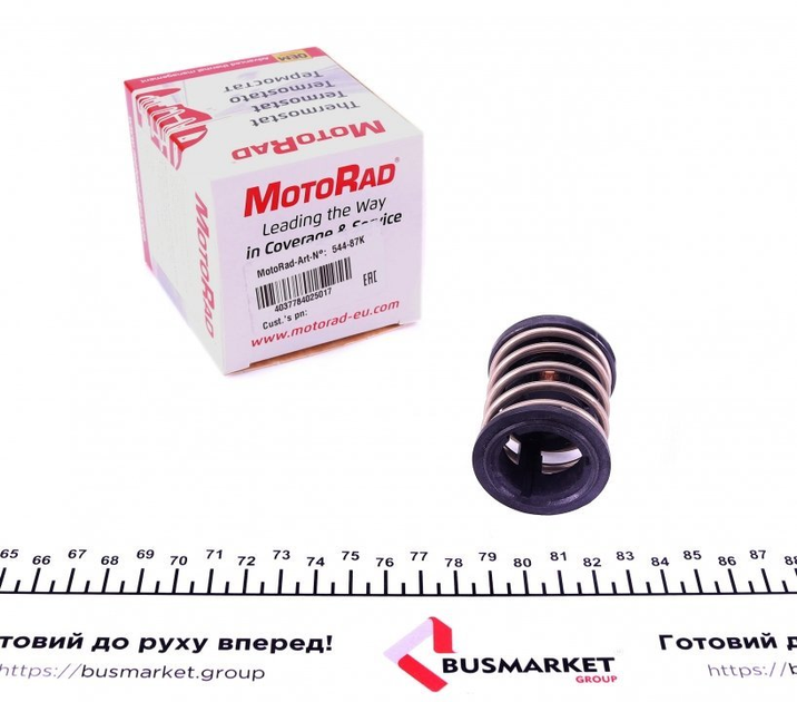 Термостат MOTORAD 544-87K BMW 3 Series, 1 Series, X4, 5 Series, X1, X3, 4 Series, X5, 7 Series, X6 11517805192, 11518512234 - изображение 1