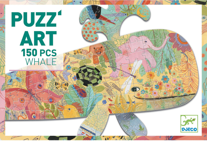 Puzzle klasyczne Djeco Puzz'Art Whale 35 x 25 cm 150 elementów (3070900076587) - obraz 1