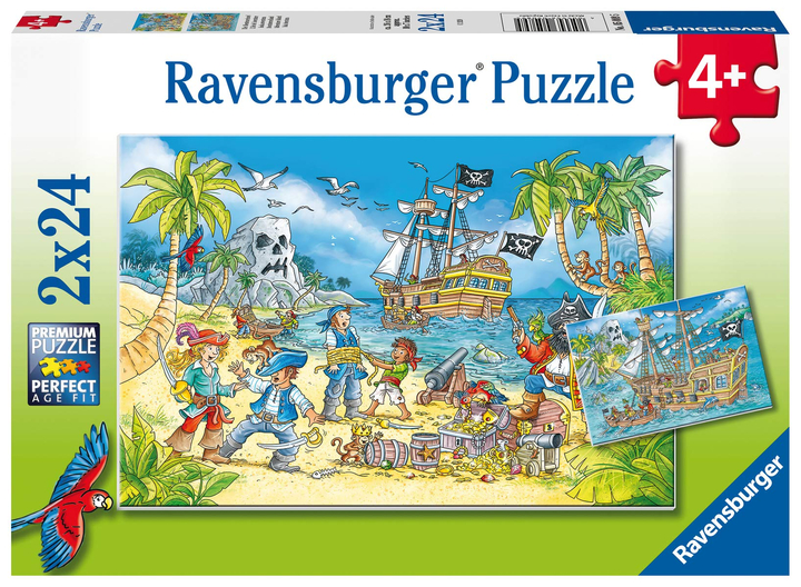 Puzzle klasyczne Ravensburger The Adventure Island 70 x 50 cm 500 elementów (4005556050895) - obraz 1