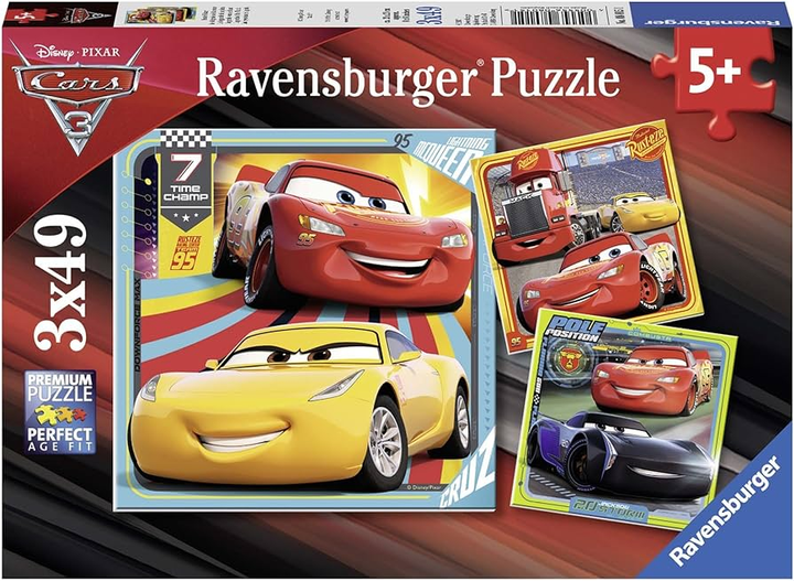 Класичний пазл Ravensburger Disney Cars Colourful Speedsters 70 x 50 см 100 елементів (4005556080151) - зображення 1