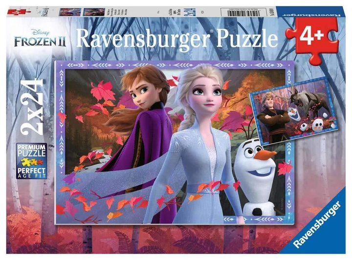 Класичний пазл Ravensburger Disney Frozen 2 Frosty Adventures 70 x 50 см 1000 елементів (4005556050109) - зображення 1