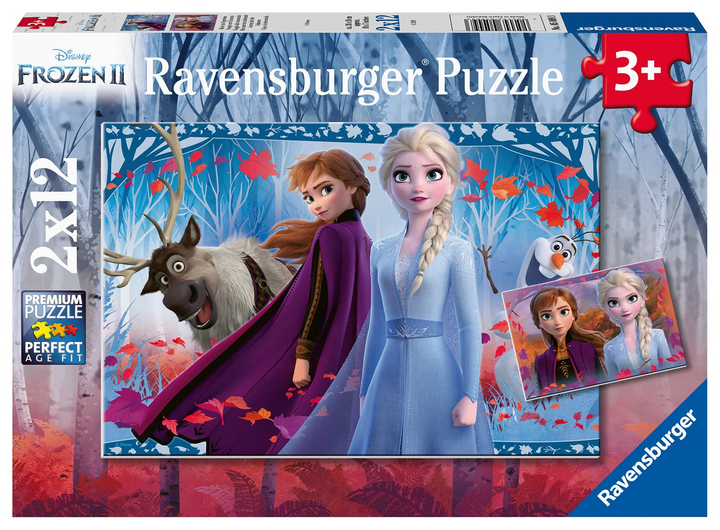Класичний пазл Ravensburger Disney Frozen 2 Journey into the Unknown 70 x 50 см 24 елементи (4005556050093) - зображення 1