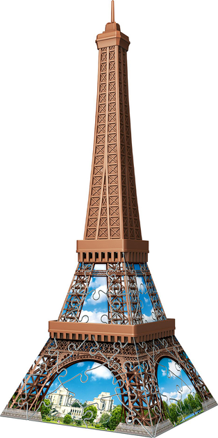 Puzzle 3D Ravensburger Mini wieża Eiffla 15 x 10 x 5 cm 100 elementów (4005556125364) - obraz 2