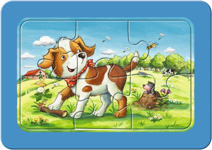 Puzzle klasyczne Ravensburger Moi przyjaciele zwierzęta 17 x 11 cm 3 x 6 elementów (4005556070626) - obraz 2