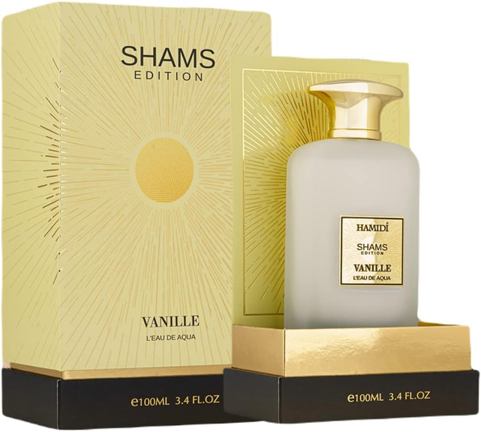 Perfumy unisex Hamidi Shams Vanille L'eau de Aqua Parfum 100 ml (6294015168013) - obraz 1