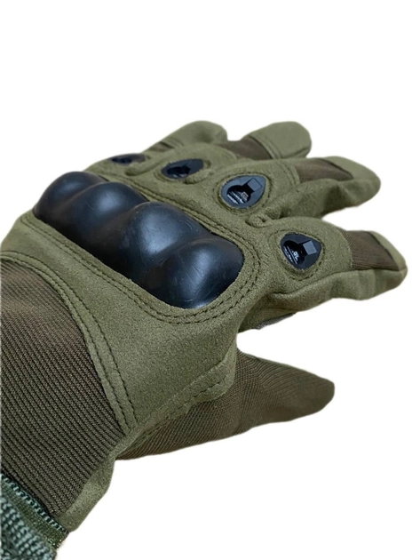Перчатки с пальчиками XL Олива - изображение 2